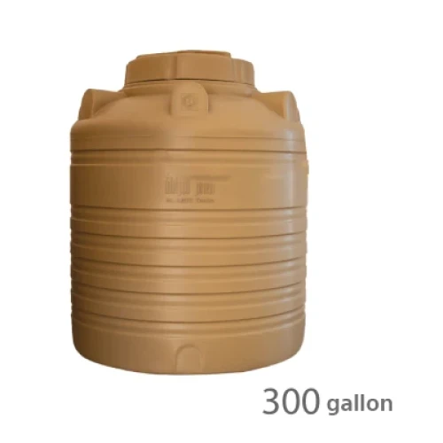 خزان مياة العامرعمودي  300 جالون بني 3 طبقات